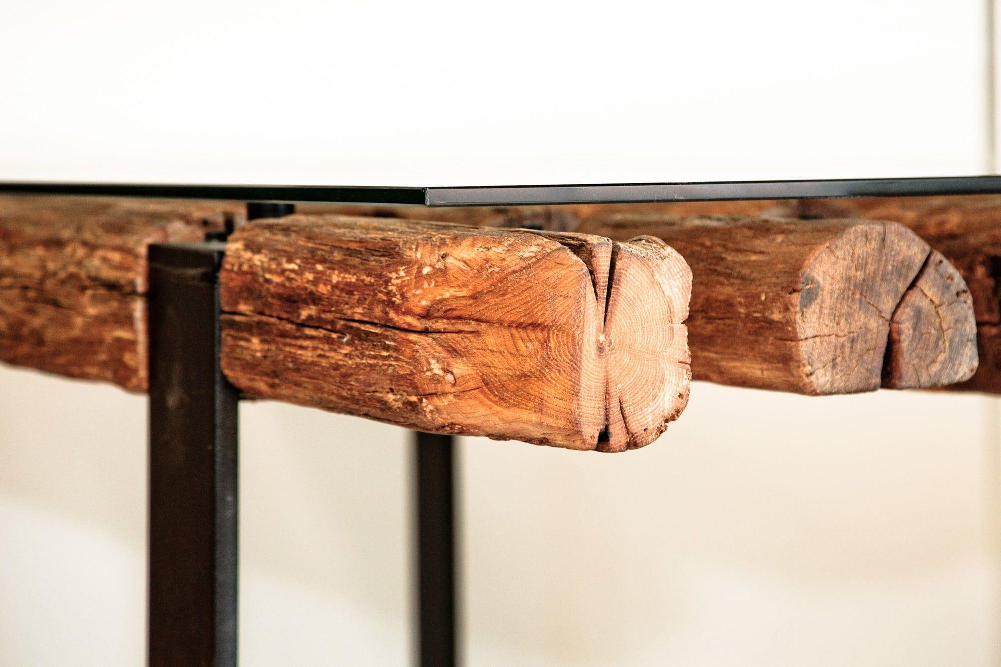 Eichen Balken rustikal Esstisch