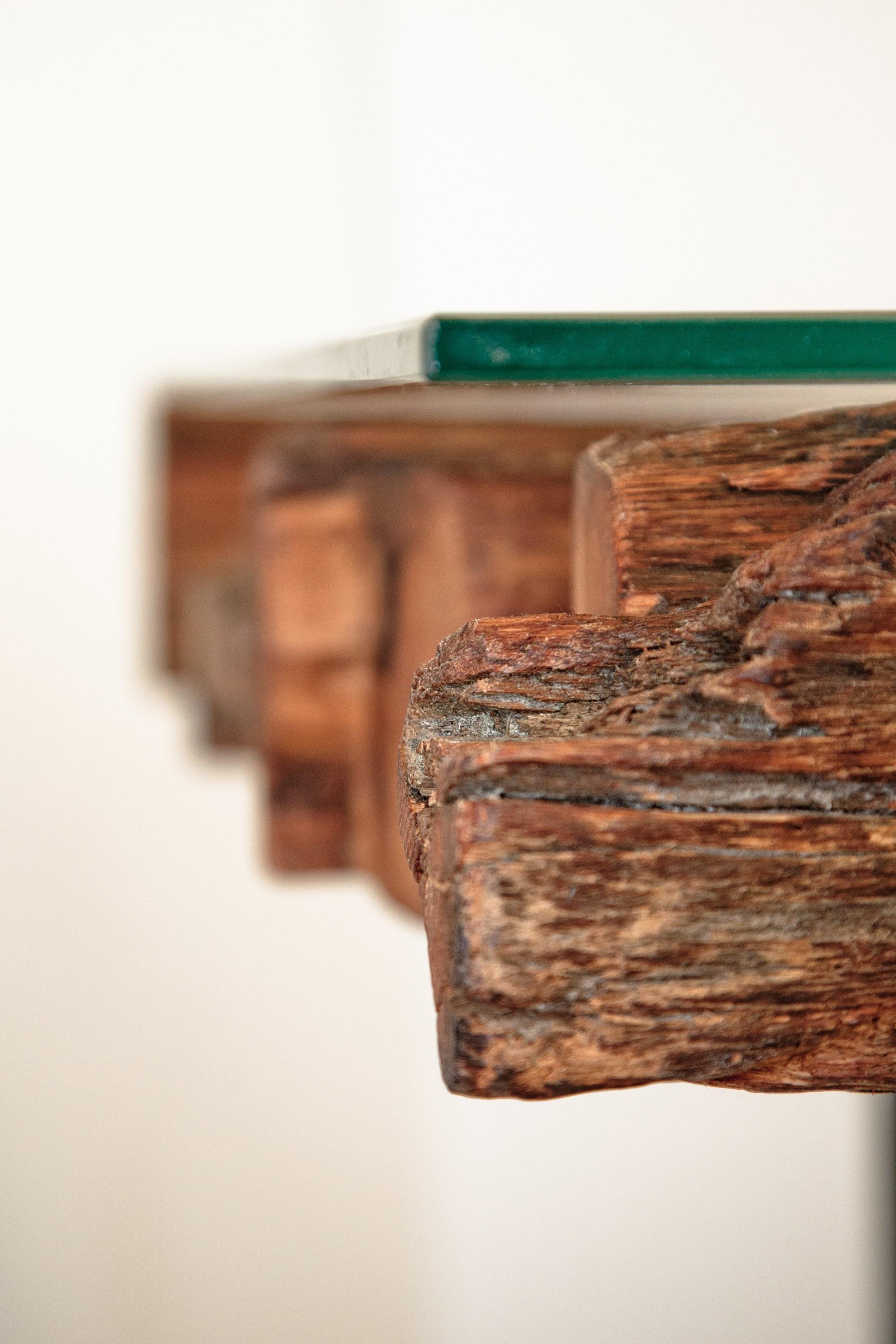 Stück Massivholz Eiche